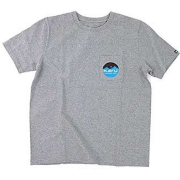 男子的T恤山标识Mountain Logo Tee(M码/灰色)19820422_1