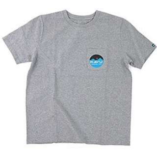男子的T恤山标识Mountain Logo Tee(L码/灰色)19820422