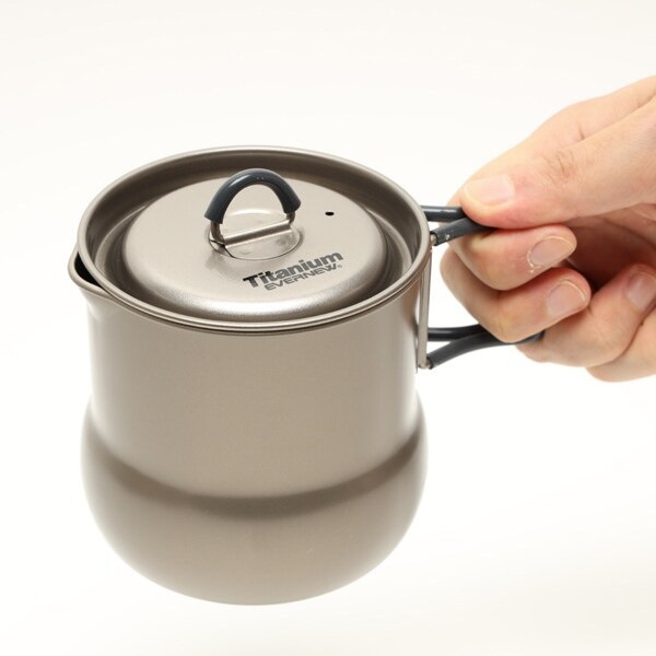 エバニュー(EVERNEW) Ti Tea pot 500 ECA545 - バーベキュー、調理用品