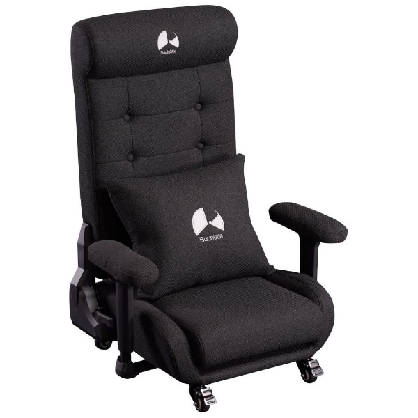 ゲーミングチェア [W695ｘD635～1245ｘH270～905mm] ゲーミングソファ座椅子2 GX-370(ファブリックタイプ) ブラック  BC-GX-370-BK