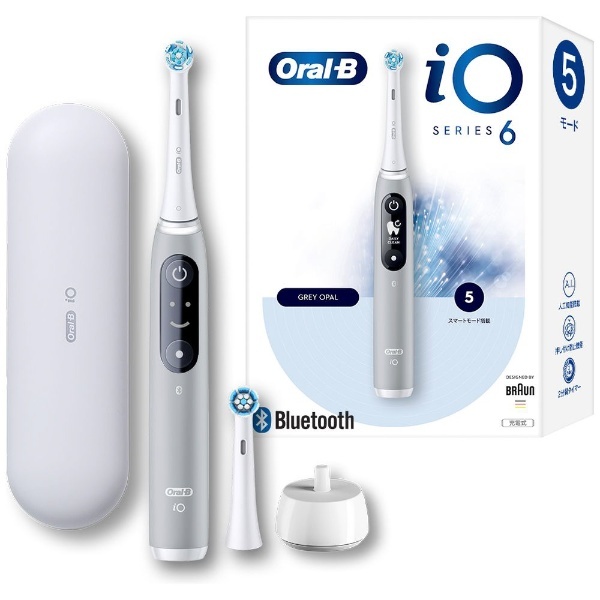 電動歯ブラシ Oral-B（オーラルB） iO6 グレーオパール iOM62I61KGR [回転式] ブラウン｜BRAUN 通販 