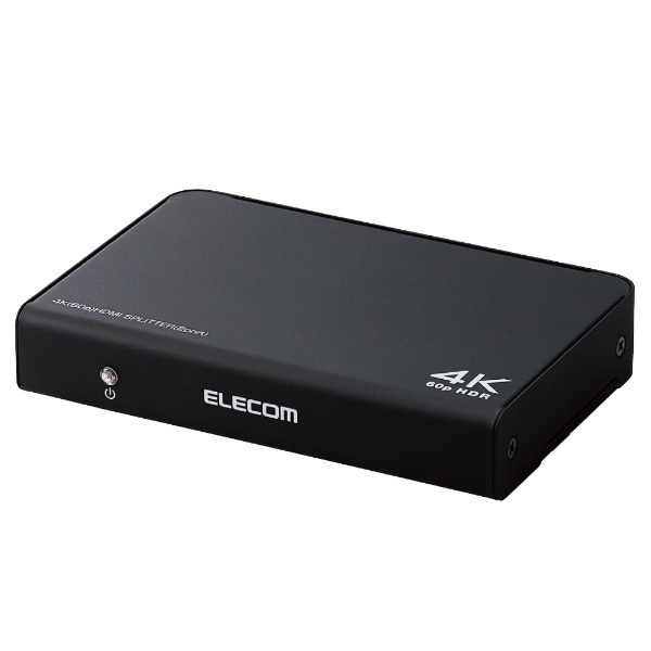HDMI分配器 ブラック VSP-HDP12BK [1入力 /2出力 /4K対応 /手動] エレコム｜ELECOM 通販