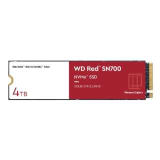 WDS400T1R0C 内蔵SSD PCI-Express接続 WD RED SN700(NAS) [4TB /M.2]