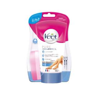 供Veet(拍手)纯的泡澡时光脱毛膏敏感肌肤使用的150g[非正规医药品]