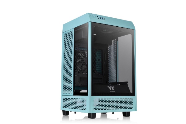 PCケース The Tower 100 ターコイズ CA-1R3-00SBWN-00 THERMALTAKE
