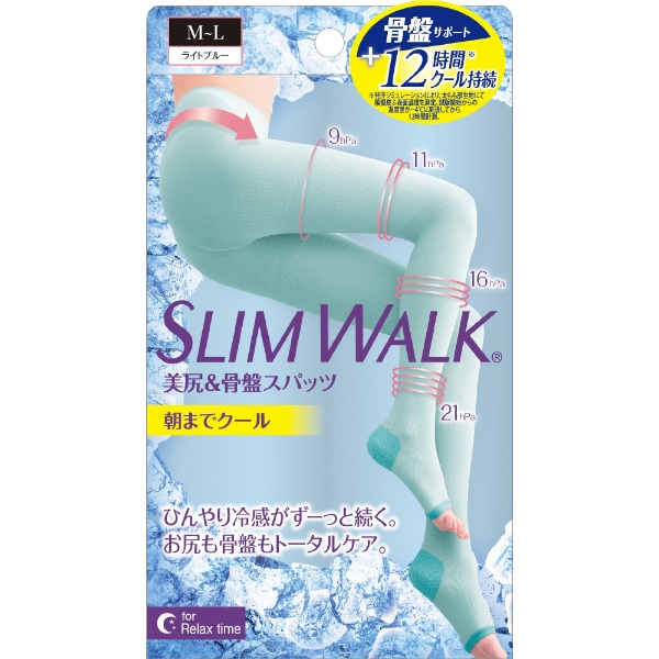 SLIM WALK（スリムウォーク）美尻＆骨盤スパッツ 朝までクール M~L 