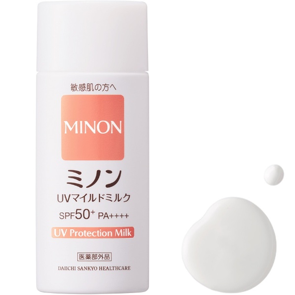 MINON（ミノン）UVマイルドミルク 80mL SPF50+/PA++++ 第一三共ヘルス ...