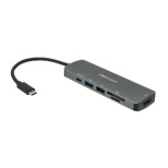 mUSB-C IXX J[hXbg2 / HDMI / USB-A2 / USB-CnUSB PDΉ 60W hbLOXe[V GH-MHC6A-SV [USB Power DeliveryΉ]