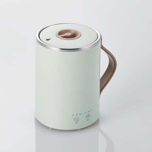  マグカップ型電気なべ/COOK MUG/350mL/湯沸かし/煮込み/ミントグリーン HAC-EP01GR