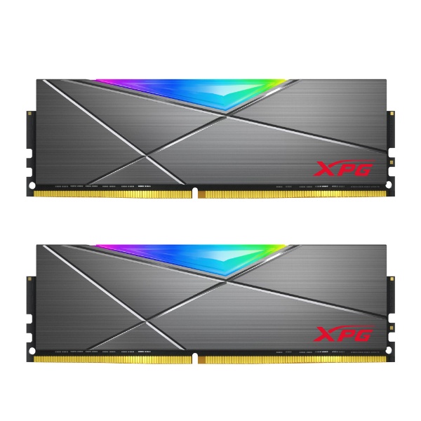 増設ゲーミングメモリ XPG SPECTRIX D50 RGB タングステングレー