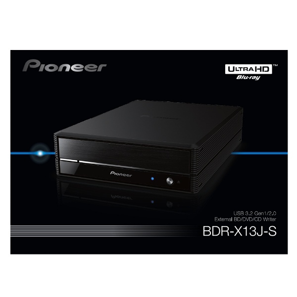 パイオニア(Pioneer) BDR-XS08MB-S 外付ブルーレイドライブ プレミアム
