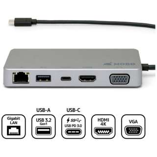 mUSB-C IXX HDMI / VGA / LAN / USB-A / USB-C] USB PDΉ 85W hbLOXe[V Xy[XO[ AM-TMD02 [USB Power DeliveryΉ]