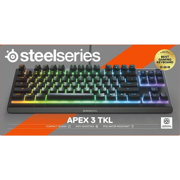 SteelSeries ゲーミングキーボード テンキーレス 有線 Apex 3