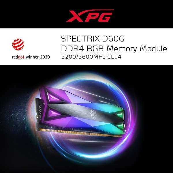 ݃Q[~O XPG SPECTRIX D60G RGB ^OXeO[ AX4U320016G16A-DT60 [DIMM DDR4 /16GB /2]_5