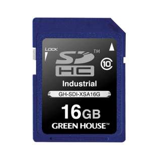 ޽رSDJ[h SLC -40~+85 16GB GH-SDI-XSAV[Y GH-SDI-XSA16G [Class10 /16GB]