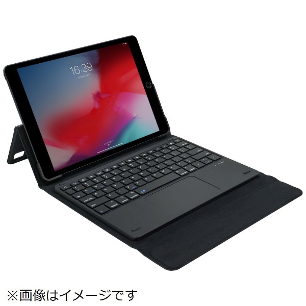 10.2インチ iPad（第9/8/7世代）用 キーボード・タッチパッド・スタンド一体型ケース Clamshell Keyboard with  Touch Pad for iPad ブラック AM-KBTC10US