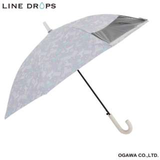 キッズパラソル長傘 ユニコーン２ LINEDROPS LD-KPS-P7 50 [晴雨兼用傘 /子供用 /50cm]