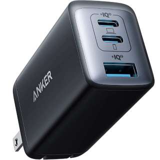 Anker PowerPort III 3-Port 65W Pod ブラック A2667N11 [3ポート /USB Power Delivery対応 /GaN(窒化ガリウム) 採用]
