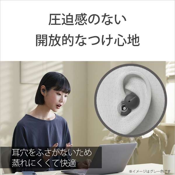 全部的无线入耳式耳机LinkBuds(rinkubazzu)灰色WF-L900HM[无线(左右分离)/Bluetooth对应]_8
