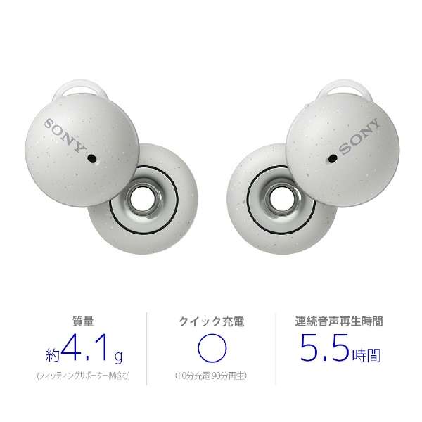 全部的无线入耳式耳机LinkBuds(rinkubazzu)白WF-L900WM[无线(左右分离)/Bluetooth对应]_3