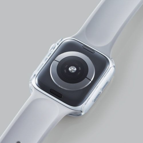 アップルウォッチ カバー ケース Apple Watch SE ( 第2世代 / 第1世代 ) / Series 6 / 5 / 4 [ 44mm ]  バンパー ハード 側面保護 耐衝撃 傷防止 クリア クリア AW-20MBPPCR エレコム｜ELECOM 通販 | ビックカメラ.com