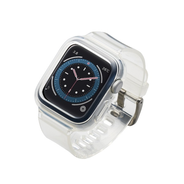 40mm Apple watch クリア カバー ガラスフィルム 保護 ケース