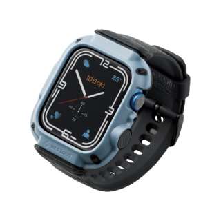 AbvEHb` oh ̌^ Jo[ P[X Apple Watch Series 8 / 7 [ 45mm ] op[ nCubh ʕی ϏՌ 2d\ MILKi h~ NESTOUT X[L[u[ X[L[u[ AW-21ABBNESTBU