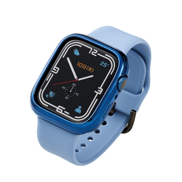 Apple Watch Series 8 ケース 45mm フィルム ネイビー - 腕時計(デジタル)