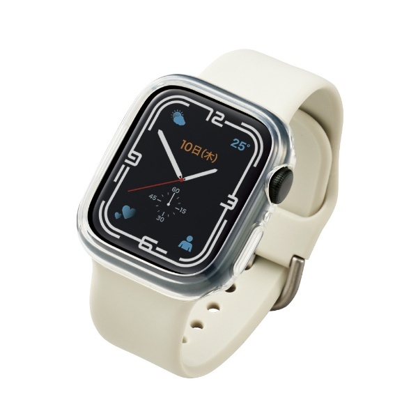 アップルウォッチ カバー ケース Apple Watch Series 41mm バンパー ソフト 側面保護 耐衝撃 傷防止 クリア  クリア AW-21BBPUCR エレコム｜ELECOM 通販