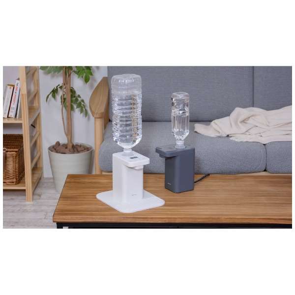 热的塑料瓶式水服务器白MO-SK003-WH_4