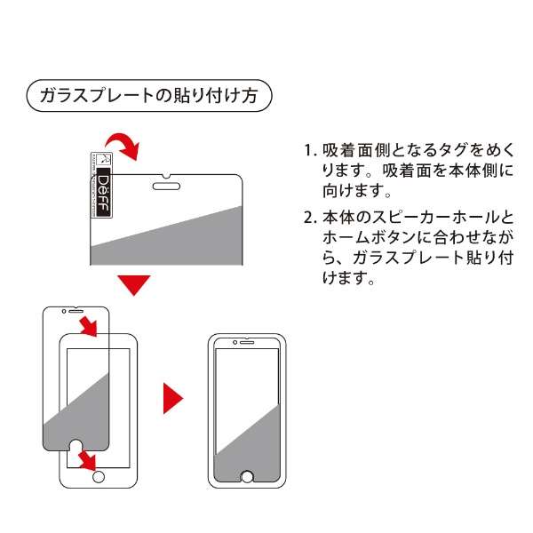 iPhoneSEi3E2j/8/7@KXtB@Sʕی/@High Grade Glass Screen Protector DG-IPSE3FG3F_5