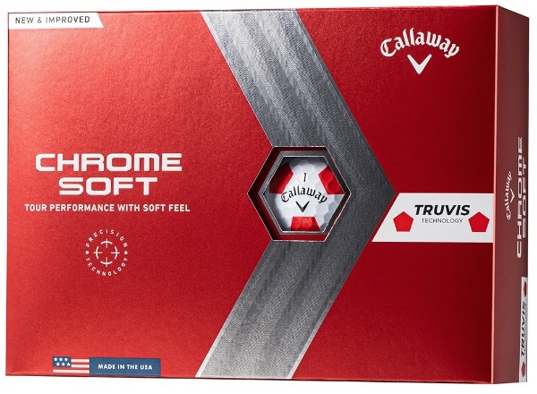 ゴルフボール Chrome Soft TRUVIS クロムソフト トゥルービス《1ダース(12球)/ホワイト》 キャロウェイ｜Callaway 通販 