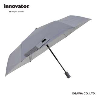 自動開閉折りたたみ傘 innovator（イノベーター） ダークグレー IN-55WJP-11 [晴雨兼用傘 /メンズ /55cm]