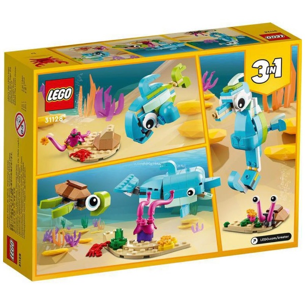 LEGO（レゴ） 31128 クリエイター イルカとカメ 【処分品の為、外装不良による返品・交換不可】