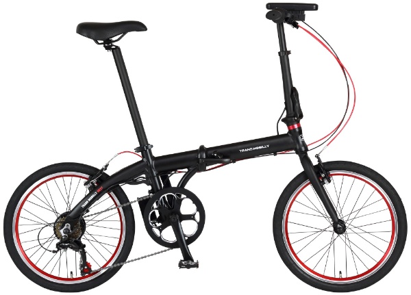【eバイク】折りたたみ電動アシスト自転車 TRANS MOBILLY NEXT206 ブラック 92216-0199 [20インチ /6段変速]  【キャンセル・返品不可】