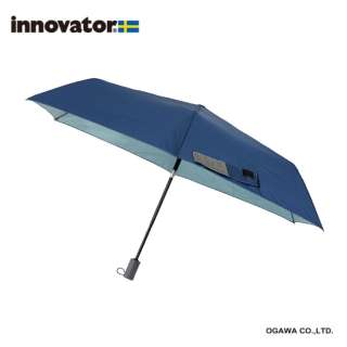 自動開閉折りたたみ傘 innovator（イノベーター） ディープブルー IN-55WJP-7 [晴雨兼用傘 /メンズ /55cm]