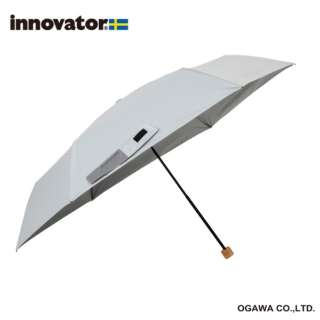 ワイド折りたたみ傘 innovator（イノベーター） ペールブルー IN-60M-1 [晴雨兼用傘 /メンズ /60cm]