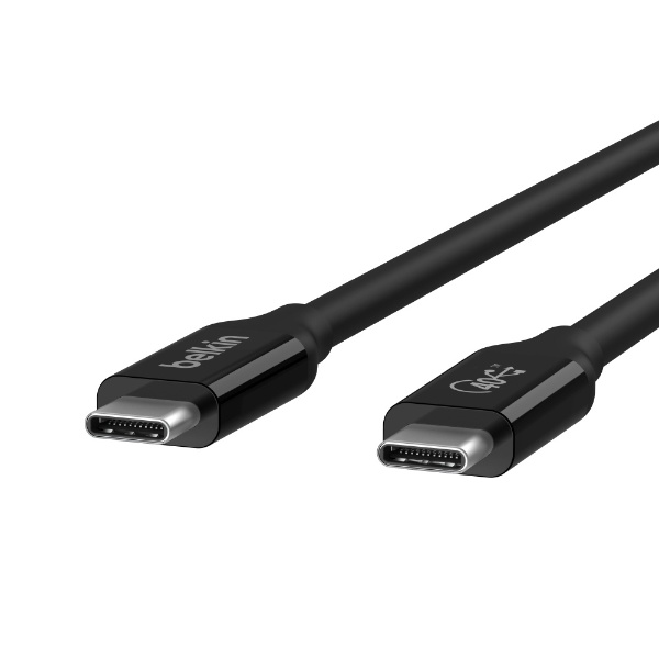 USB-C  USB-C֥ [ /ž /0.8m /USB Power Delivery /100W /USB4] ֥å INZ001bt0.8MBK