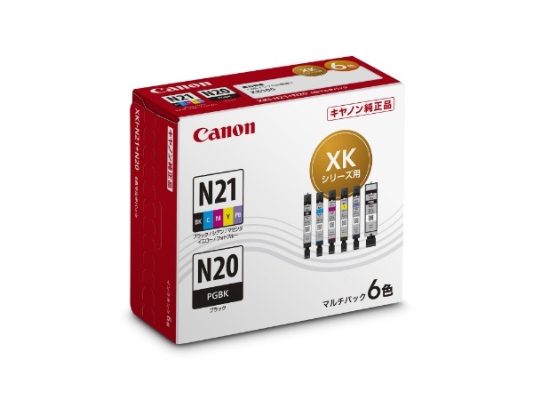 XKI-N21+XKI-N20/6MP 純正プリンターインク 6色マルチパック キヤノン｜CANON 通販