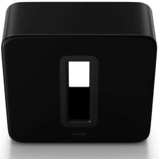 无线副低音扬声器Sonos Sub(Gen3)黑色SUBG3JP1BLK[Wi-Fi对应]