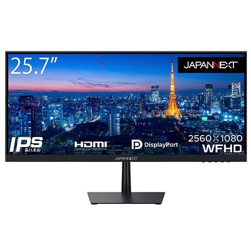 PCモニター JN-IPS257WFHD [25.7型 /UltraWide FHD(2560×1080） /ワイド] JAPANNEXT｜ジャパンネクスト  通販