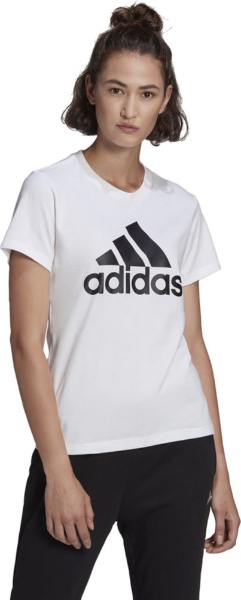レディース エッセンシャルズ ロゴ 半袖Tシャツ(Mサイズ/ホワイト