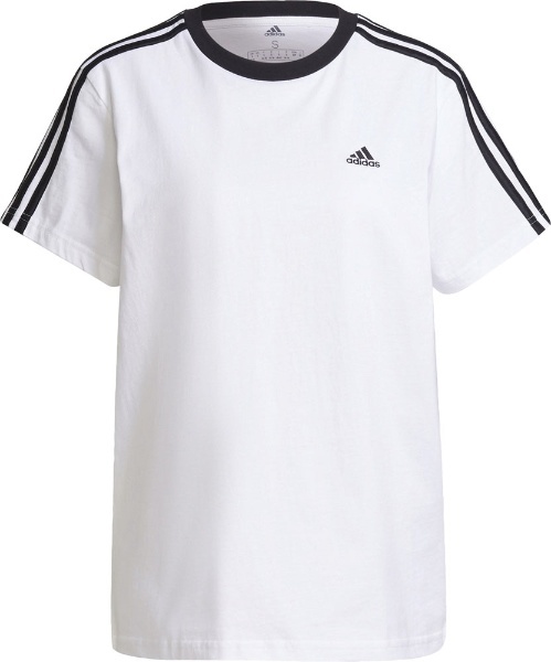 レディース ESS 3S BF Tシャツ(Mサイズ/ホワイト×ブラック) H10201 アディダス｜adidas 通販
