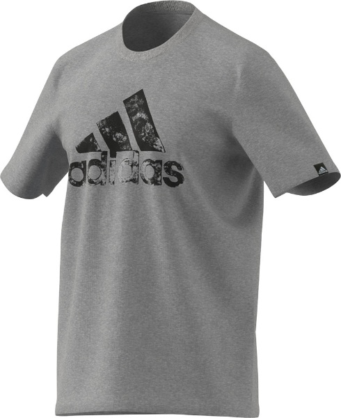 ADIDAS adidas Tシャツ　グレー