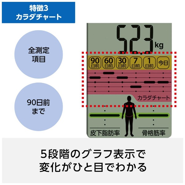 体重体組成計 カラダスキャン HBF-710-J オムロン｜OMRON 通販