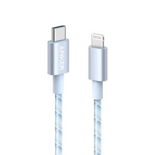 Anker ϋviC USB-C & CgjOP[u(1.0m zCgu[) White+Blue A86220N2 ܲ+ٰ [1.0m /USB Power DeliveryΉ]