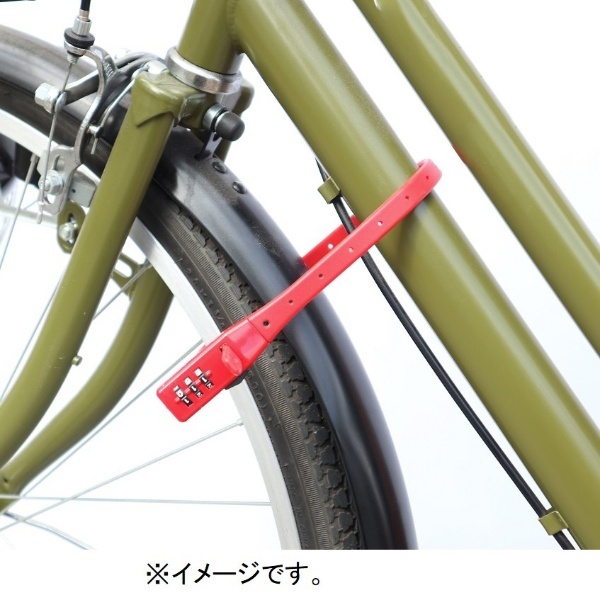 自転車用 ダイヤル式ワイヤーロック SOKULOCK ソクロック(縦532ｘ横23ｘ高さ14mm/レッド) SL-01RD カワスミ｜Kawasumi  通販