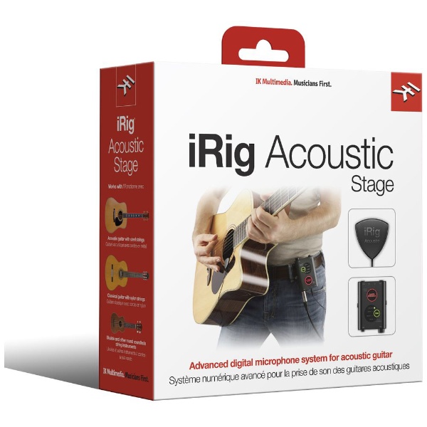 プリアンプ・ユニット〕iRig Acoustic Stage (Android/iOS/Mac/Win対応