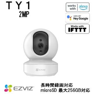 EZVIZ CS-TY12MP 屋内用 見守り 防犯カメラ ネットワークカメラ パンチルトタイプ 有線LAN/WIFI対応 DC5v給電式 CS-TY1-2MP [有線・無線 /暗視対応]