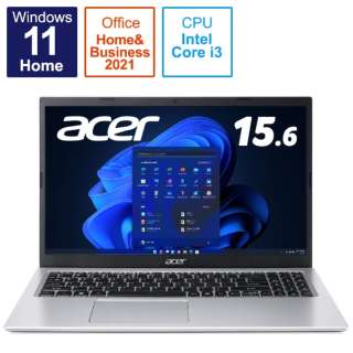 ノートパソコン Aspire 3 ピュアシルバー A315-58-WF38U/SF [15.6型 /Windows11 Home /intel Core i3 /メモリ：8GB /SSD：256GB /Office HomeandBusiness /2022年3月モデル]